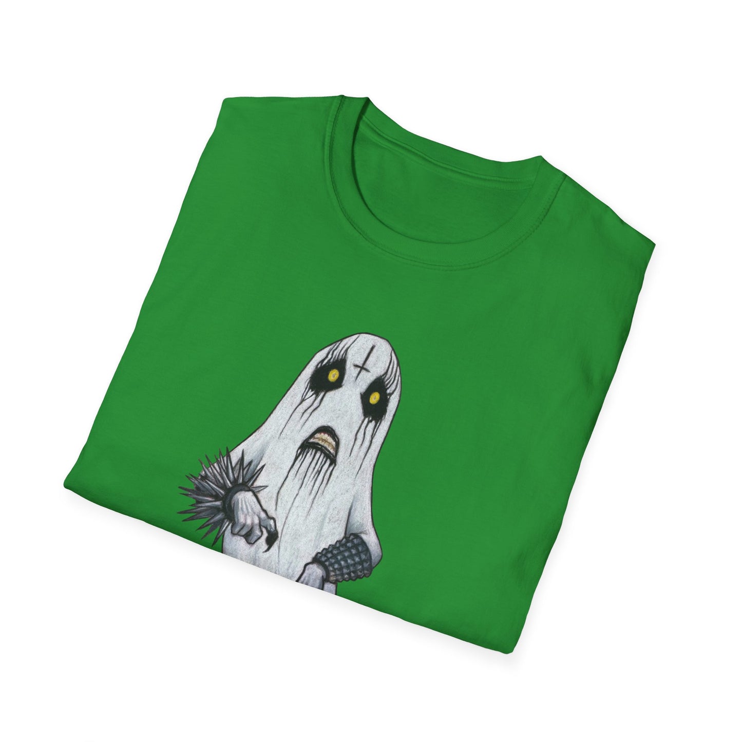 “Metal Ghost” Unisex Softstyle T-Shirt