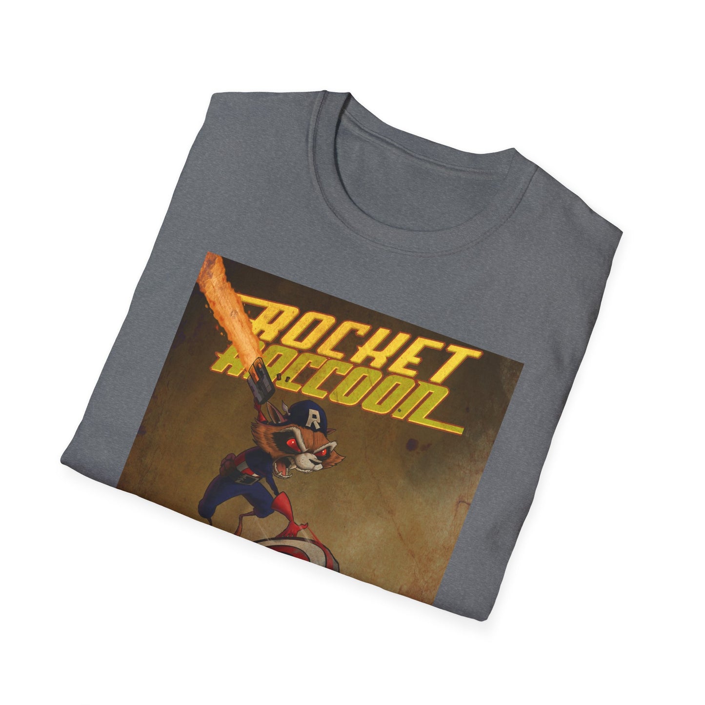 “Rocket Raccoon” Unisex Softstyle T-Shirt