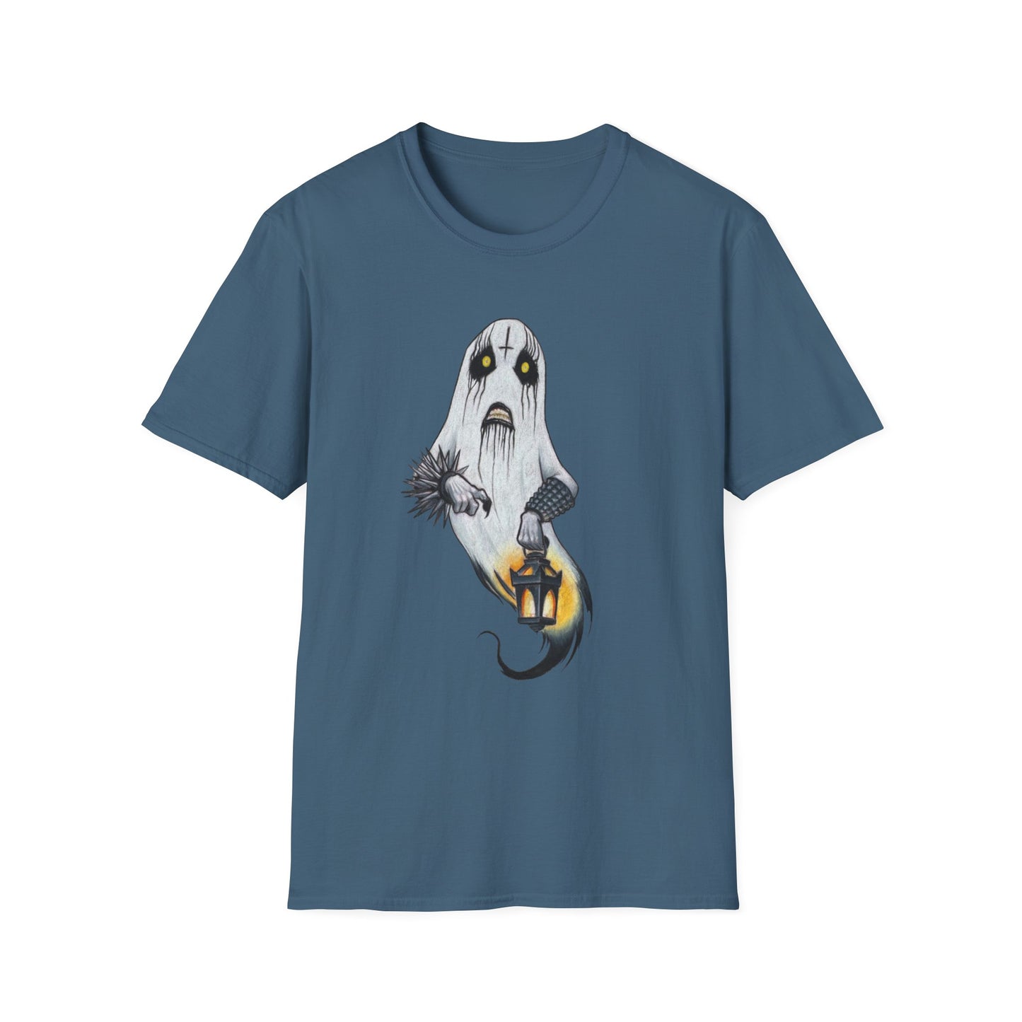 “Metal Ghost” Unisex Softstyle T-Shirt