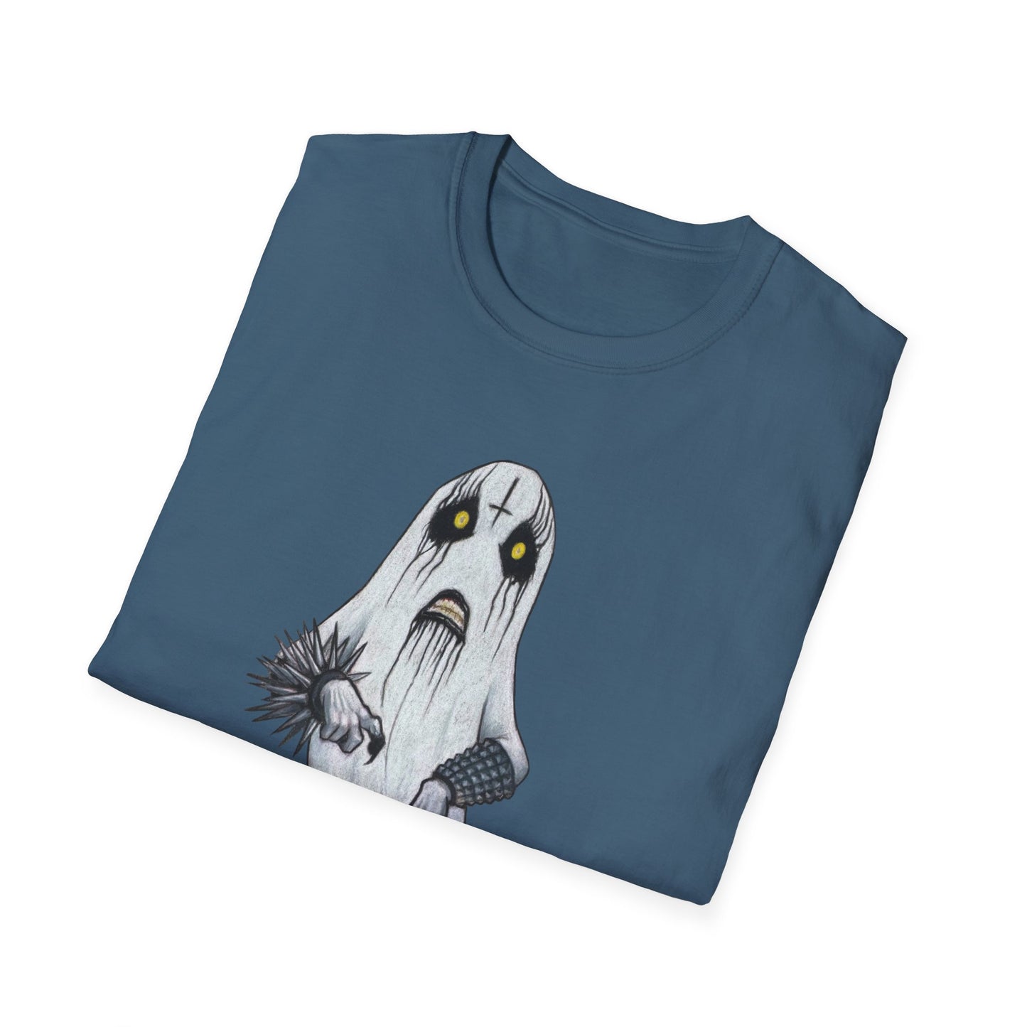 “Metal Ghost” Unisex Softstyle T-Shirt