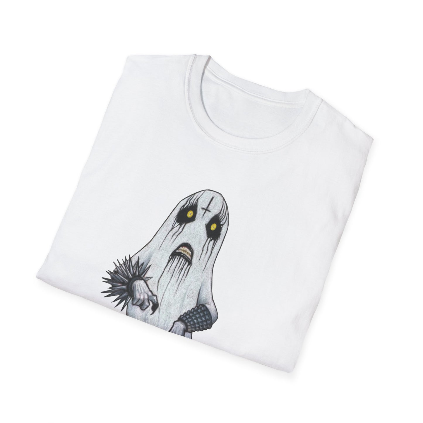 “Metal Ghost” Unisex Softstyle T-Shirt