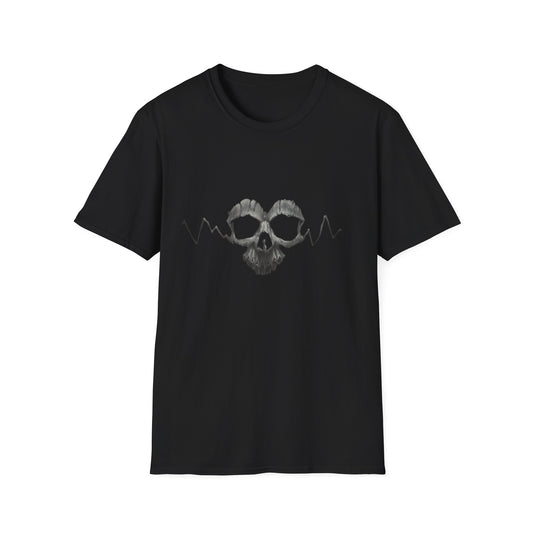 “Heart Skull” Unisex Softstyle T-Shirt